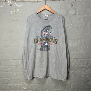Chicago Cubs‎ World Series Champions Grey Longsleeve Shirt